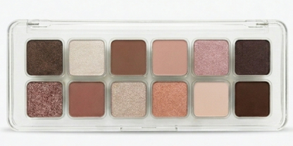 W7 Eye Moods Day To Night Eyeshadow Palette 12 Shades Matte Shimmer Vegan 7.2g