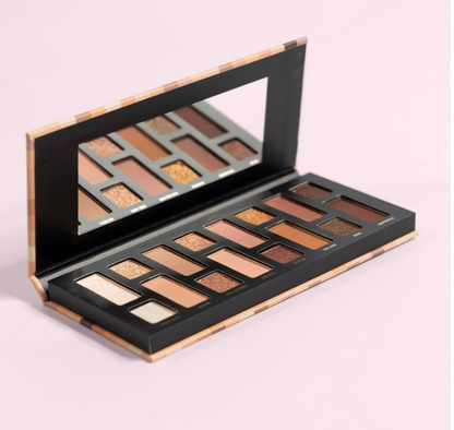 W7 Nudification Pressed Pigment Palette - 16 High Impact Nude Colors - Flawless