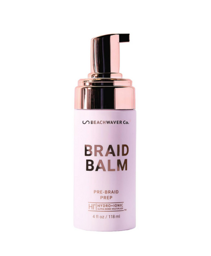 The Beachwaver Co. Braid Balm Pre-Braid Prep - Full Size (4 Fl Oz)  Frizz-Taming