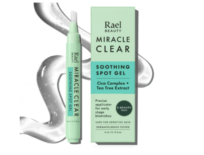 Rael Miracle Clear Soothing Spot Gel Cica Tea Tree Post-Acne Care (0.14 oz)