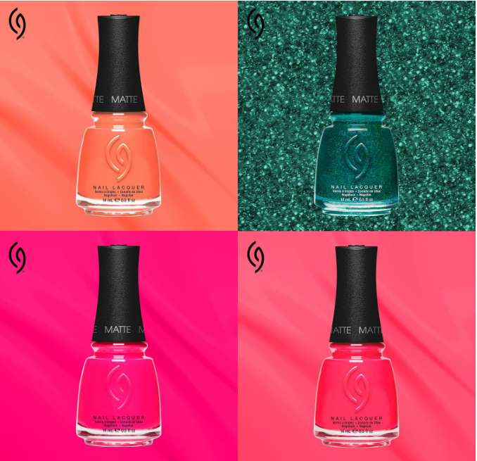China Glaze CG Nail Lacquer Orange Knockout – Vibrant Neon Orange, 0.5 fl oz