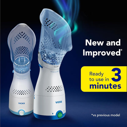 Vicks Sinus Inhaler, Plug-in Non-Medicated Steam Inhaler for Sinus Relief