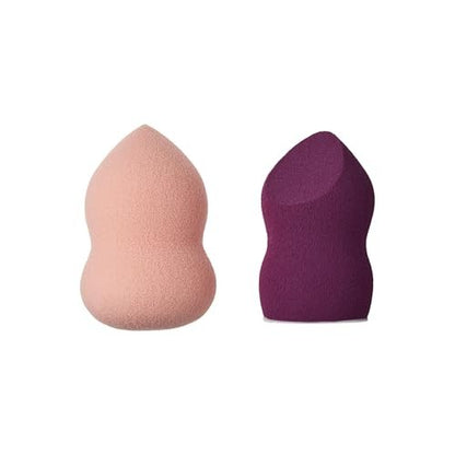 e.l.f. Blending & Highlighting Sponge Duo, Multi-Sided Makeup Sponges To Easily