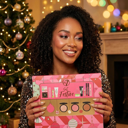W7 Get Festive 12 Day Beauty Treats Makeup Advent Calendar Christmas Gift Box