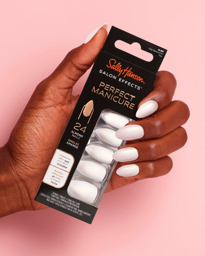 Sally Hansen Perfect Manicure Press On Nails, Coffin Shape, On Pointe French Man