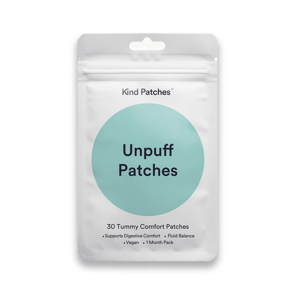 2 Pack Kind Patches Unpuff Patches, (60 Count)