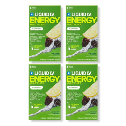 Liquid I.V.® Blackberry Lemonade Sugar-Free Hydration Multiplier 4 Pack 24 Stick