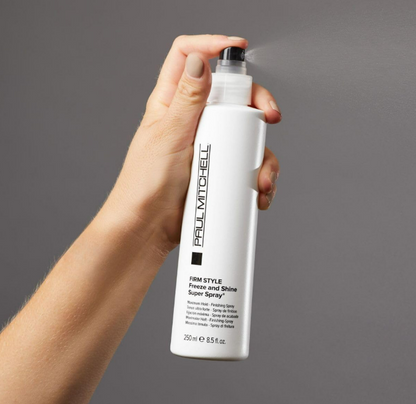 Paul Mitchell Freeze Shine Super Hairspray Maximum Hold Shiny Finish Hairspray For Coarse Hair