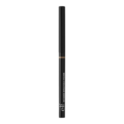 e.l.f. No Budge Retractable Eyeliner, Creamy, Ultra-Pigmented & Waterproof Coffe