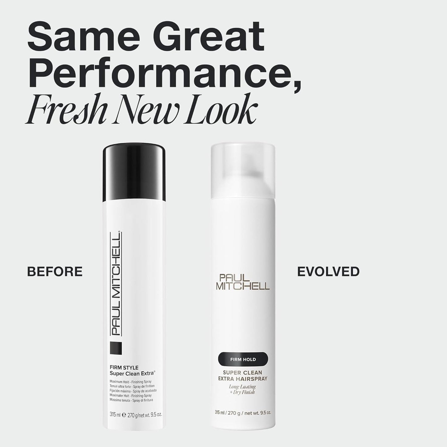 Paul Mitchell Super Clean Extra Hairspray, Long-Lasting, Firm Hold, 9.5 oz