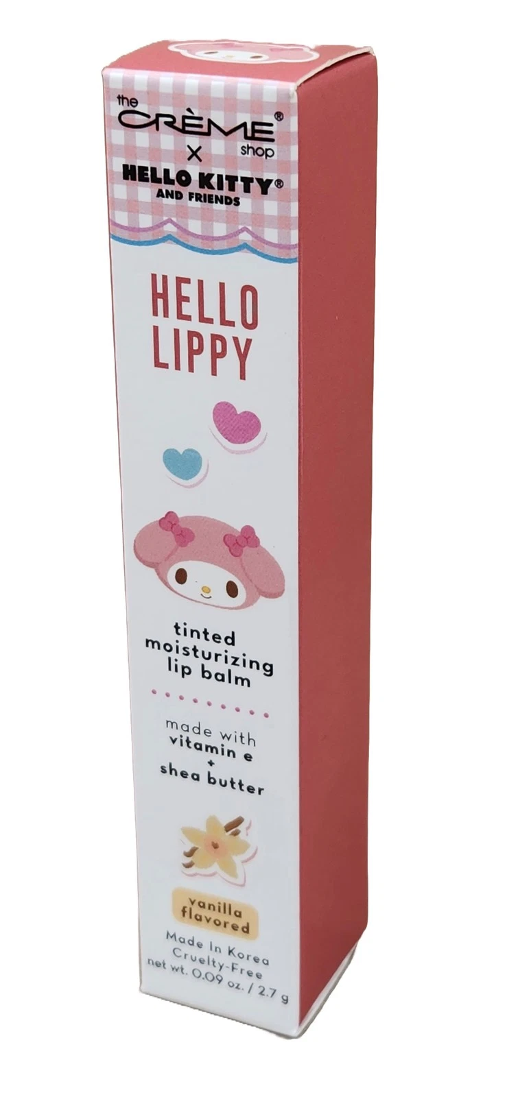 The Creme Shop Hello Kitty Tinted Moisturizing Lip Balm, Vanilla