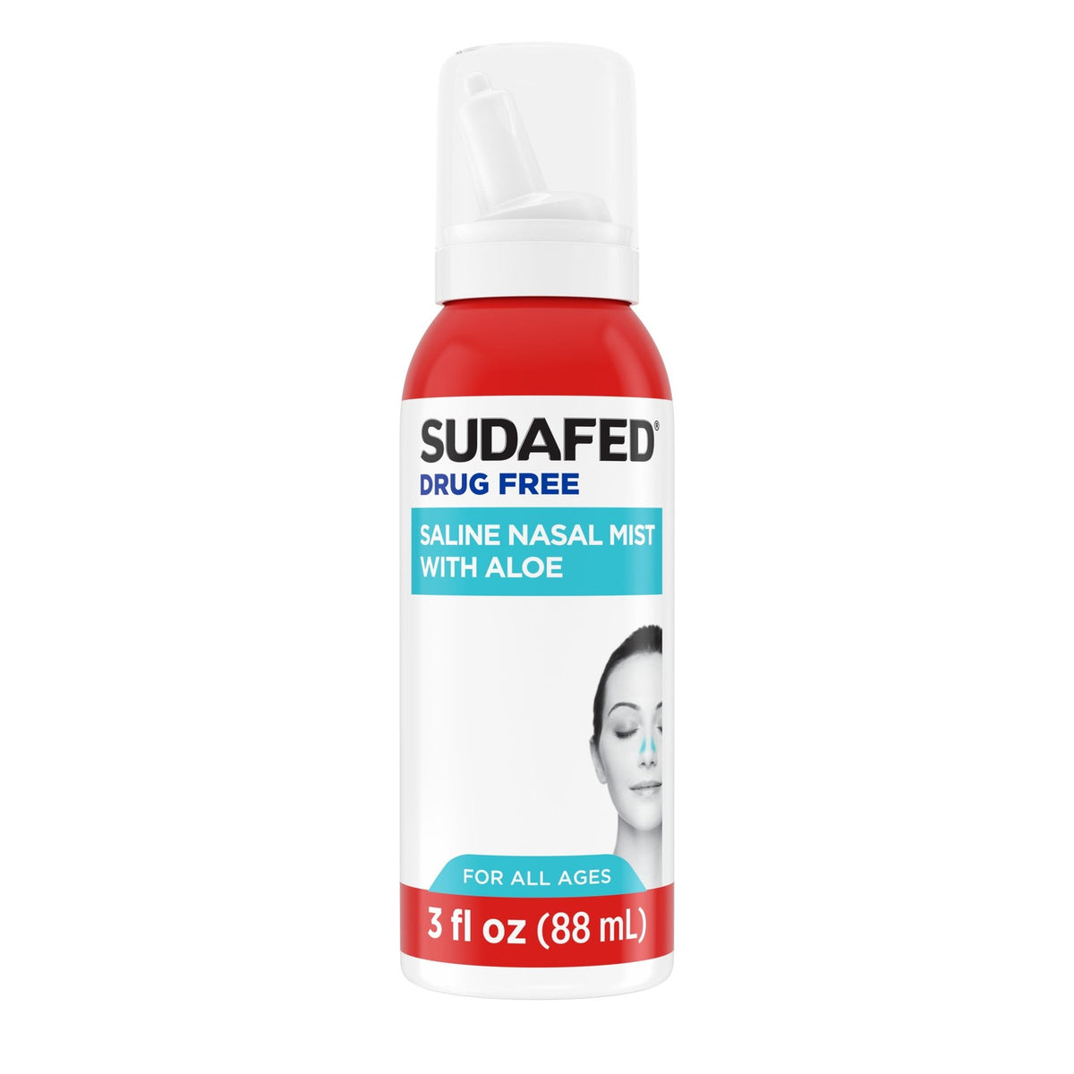 Sudafed Non-Medicated Saline Nasal Mist with Aloe, 3 fl. oz EXPMAY2028