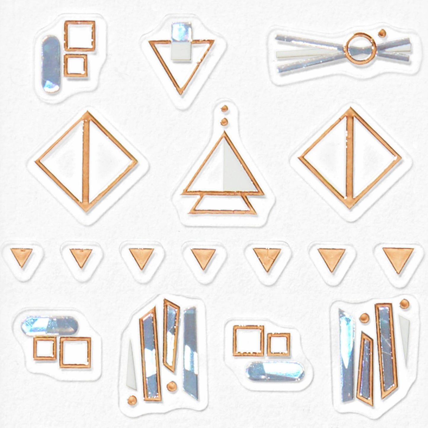 Sally Hansen Salon Effects Nail Accents, Glam Geometric, Nail Art Decals, Easy to Use, No Commitment, Use On Nail Polish or Bare Nails, Mix and Match
