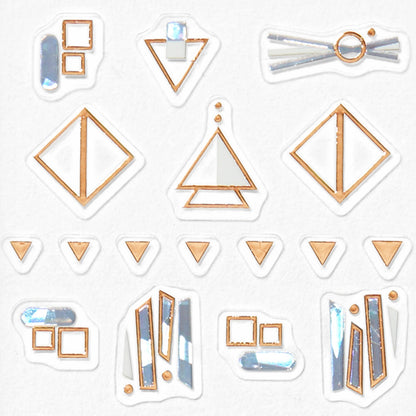 Sally Hansen Salon Effects Nail Accents, Glam Geometric, Nail Art Decals, Easy to Use, No Commitment, Use On Nail Polish or Bare Nails, Mix and Match