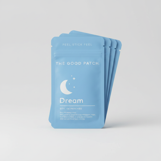 The Good Patch Dream Sleep Patches Melatonin Hops Valerian Root 16 Count 4 Pack