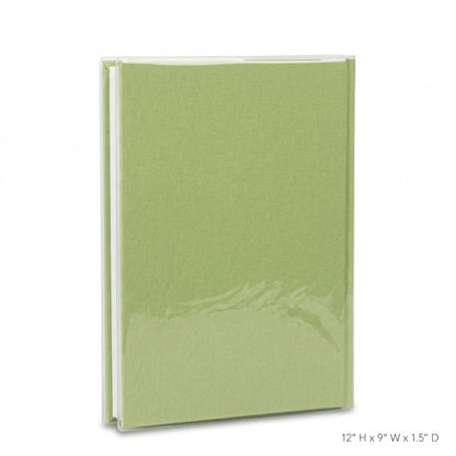 Pioneer 300 Pocket 4x6 Fabric Frame Photo Album Green Bi-Directional Memo New
