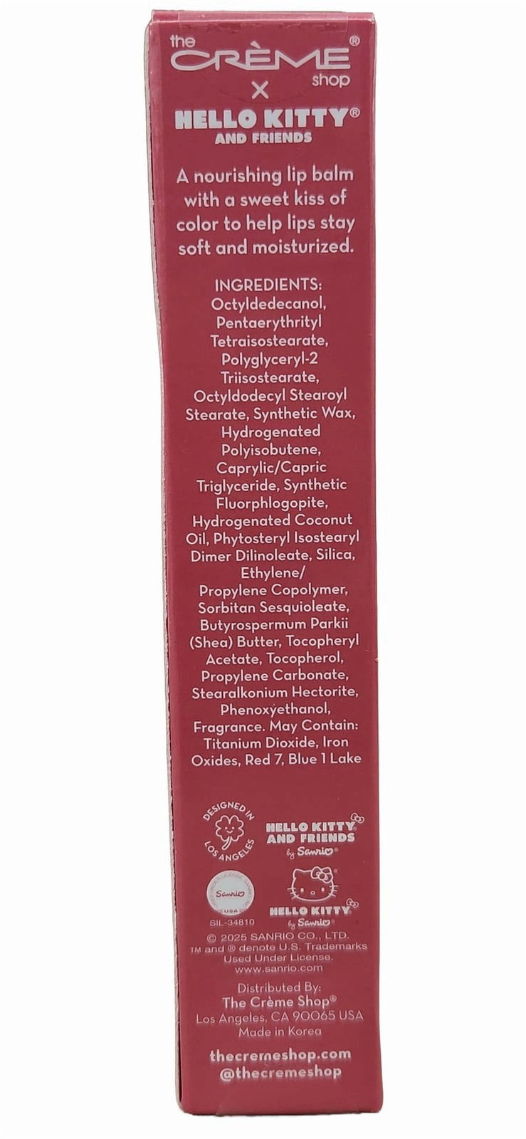The Creme Shop Hello Kitty & Friends Tinted Moisturizing Lip Balm with Cocoa