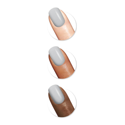 Sally Hansen Color Therapy Nail Polish | Biotin, 469 Solidarity Dove | Soft Gray