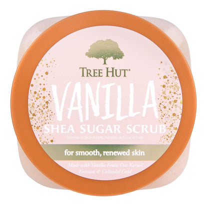 Tree Hut Vanilla Shea Butter Sugar Body Scrub, 18 oz