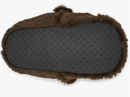 Carter's Toddler Boy Brown Moose Plush Slippers House Shoes Size XS 3-4