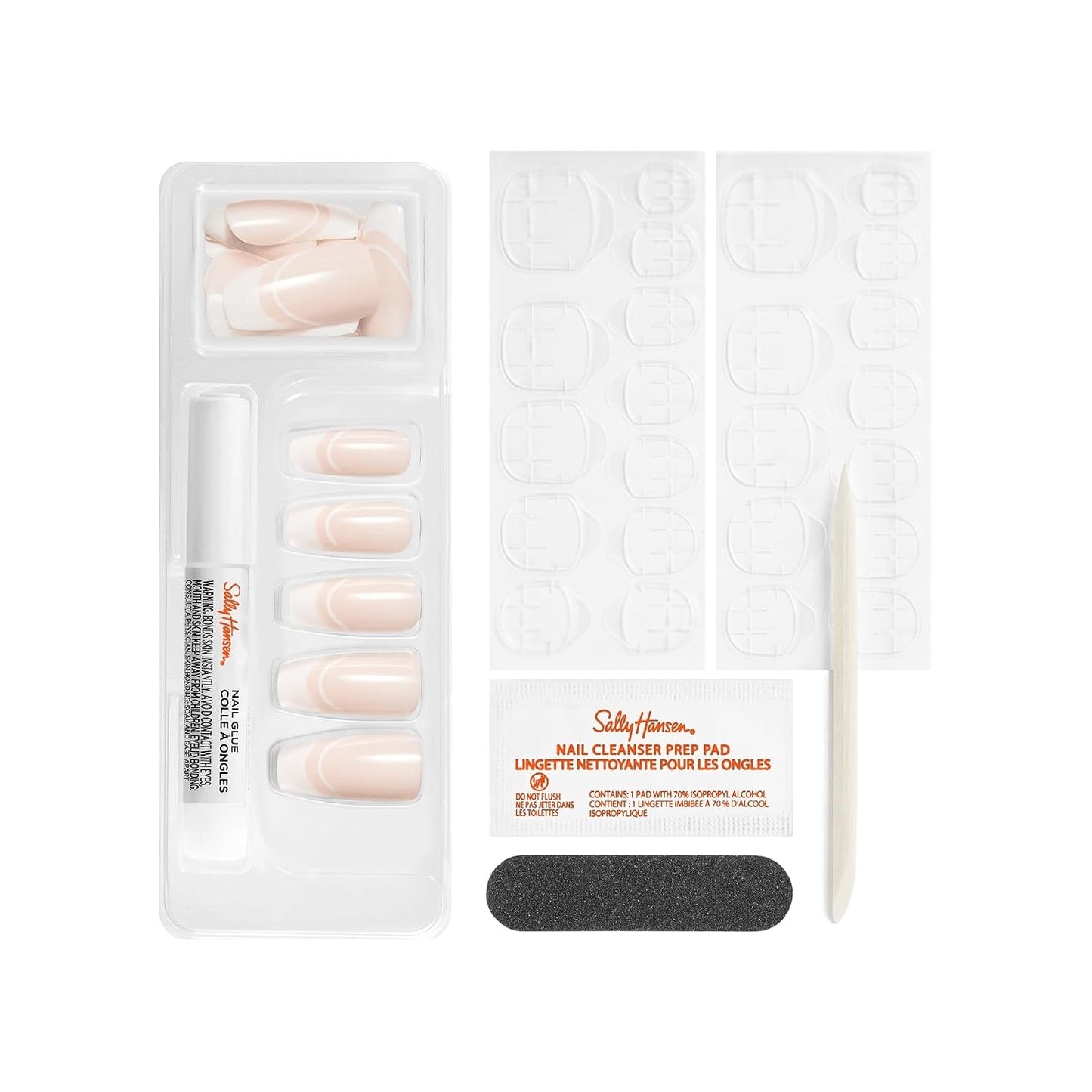 Sally Hansen Salon Effects On Pointe Coffin Press On Nails Perfect Manicure 2pk