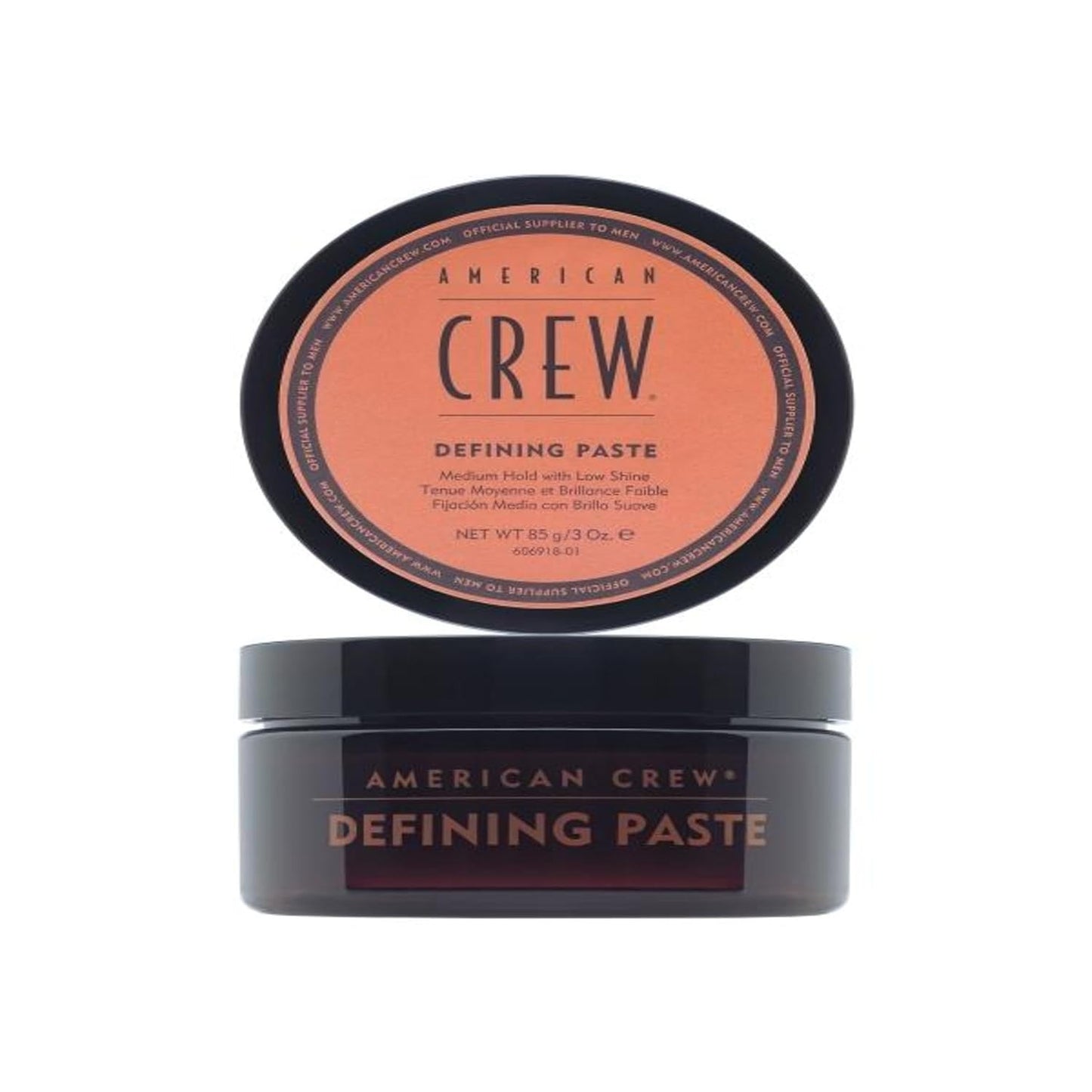 3 PACK American Crew Defining Paste Medium Hold Low Shine Hair Gel Paste 3oz