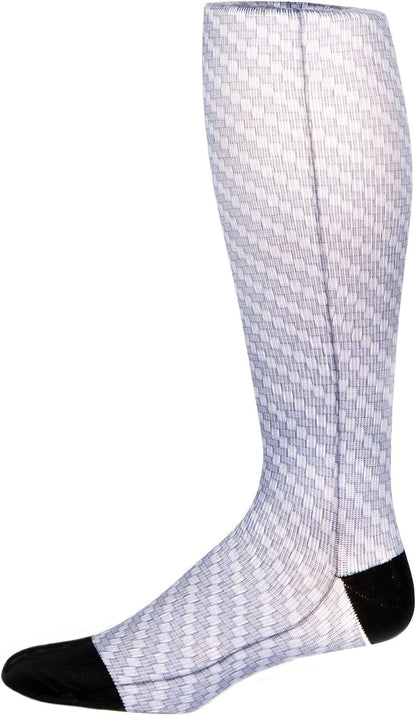 Prince Daniel Men's Therapeutic Compression Sock, Carbon Fiber, 8-15 mmHg, Mild