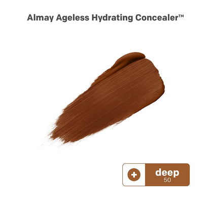 Almay Anti-Aging Concealer, Face Makeup with Hyaluronic Acid 050 Deep 0.37 Fl Oz