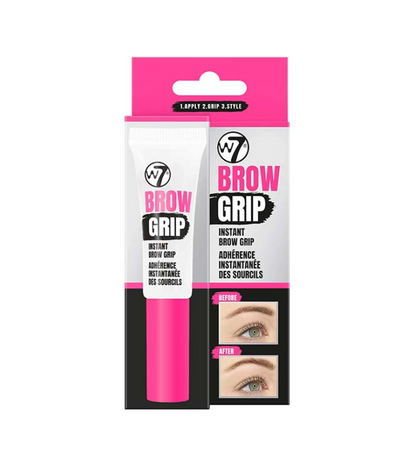 W7 Brow Grip Eyebrow Fixing Gel Clear Instant Ultra Strong Hold Brow Glue 13.5g