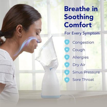 Vicks Sinus Inhaler, Plug-in Non-Medicated Steam Inhaler for Sinus Relief