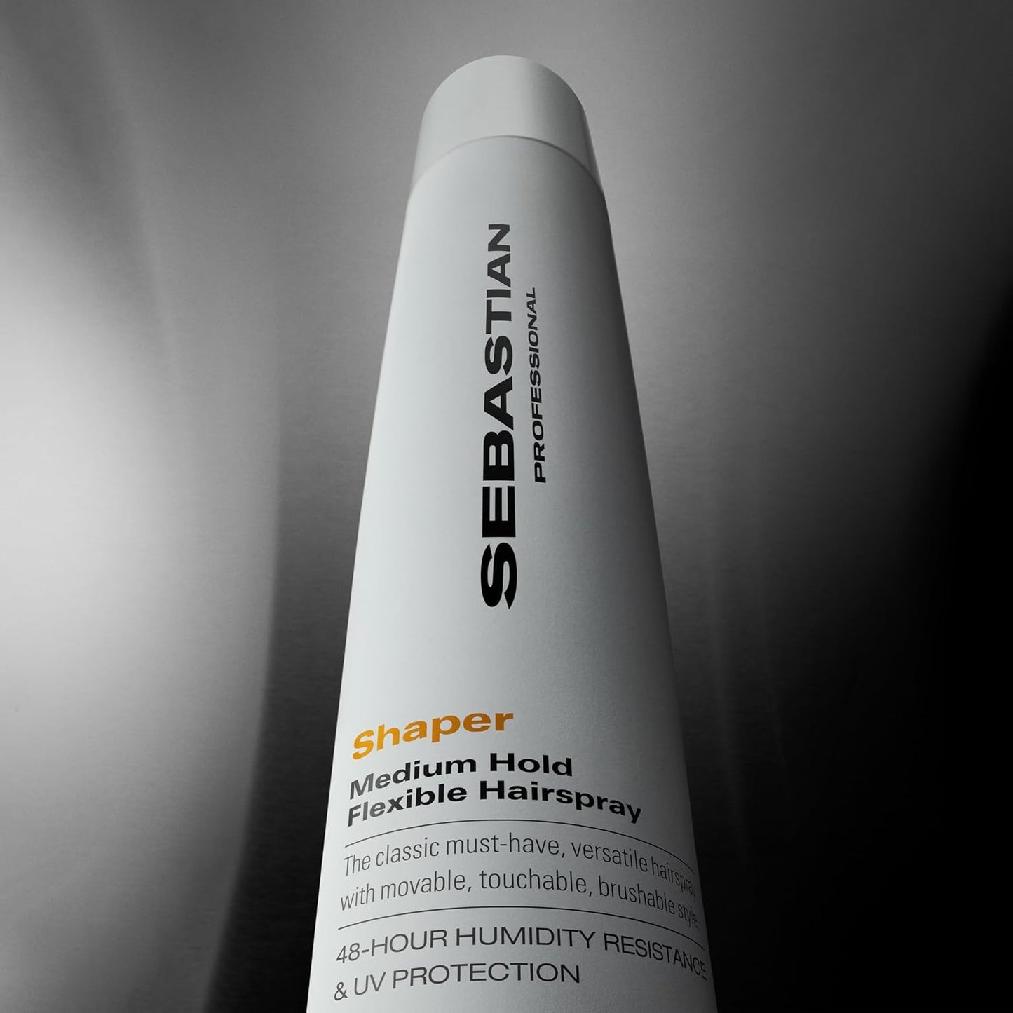 Sebastian Professional Shaper Plus Hairspray 50 VOC Humidity Resistant Extra Hold Non Sticky Hairspray, 10.6oz
