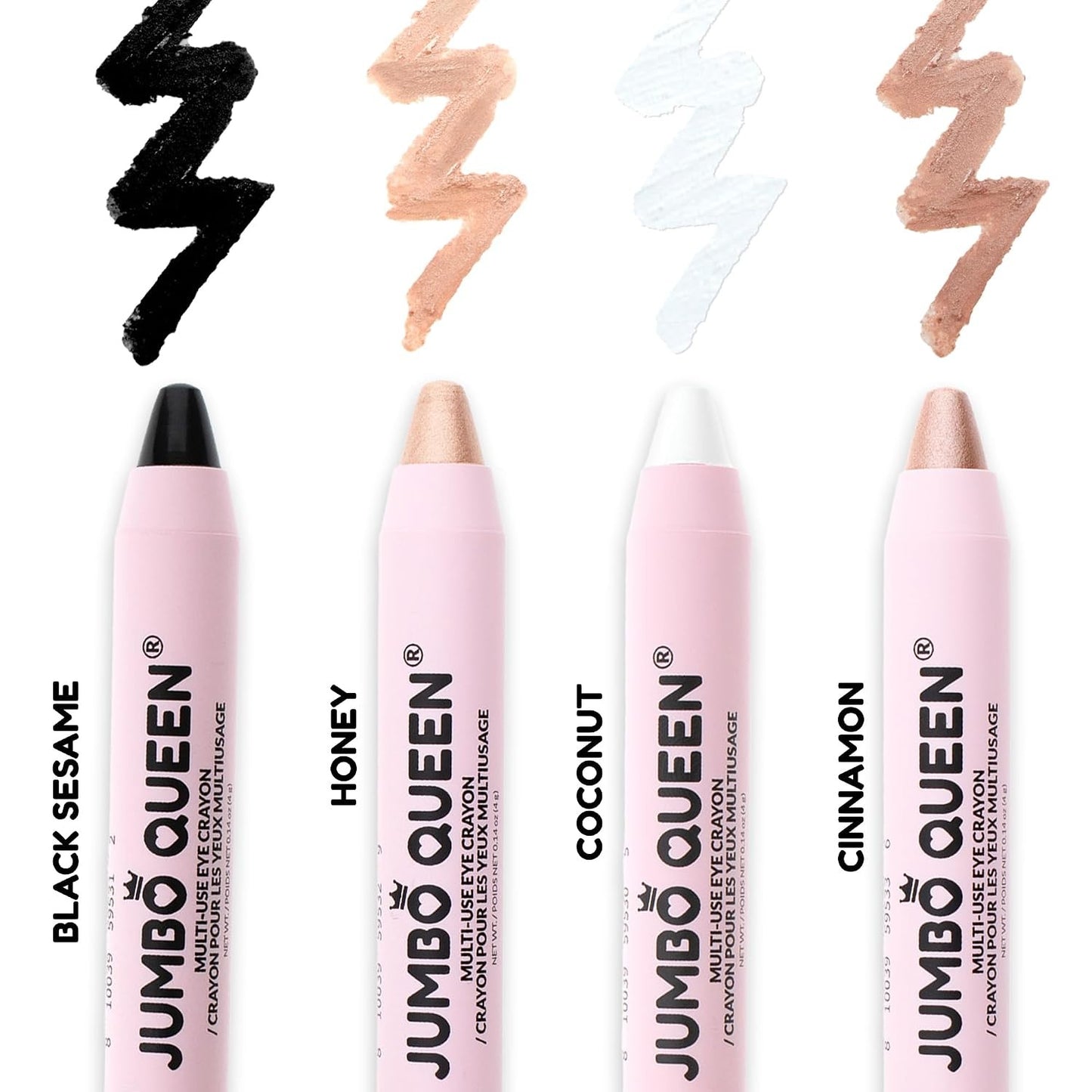 Kimchi Chic Beauty Jumbo Queen Eye Crayon, Multi-Use, 02 Black Sesame