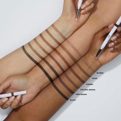 e l f Instant Lift Brow Pencil Dual Sided Precise Fine Tip Shapes Defines Fills Brows Contours Combs Tames Neutral Brown 0 006 Oz