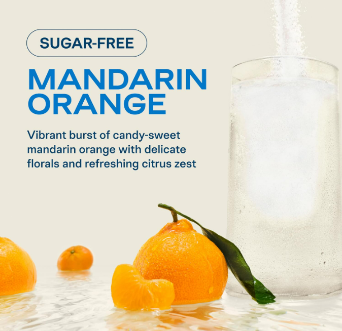 2 Pack Liquid I.V. Hydration Multiplier Sugar-Free Mandarin Orange 12 Stick 2027