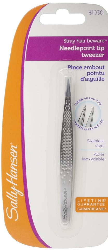 Sally Hansen Stray Hair Beware Needle Point Tip Tweezer 2 Pack Precision Groomin