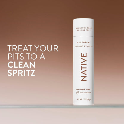 Native Deodorant & Body Spray, Coconut & Vanilla, Quick Drying, 3.5 oz