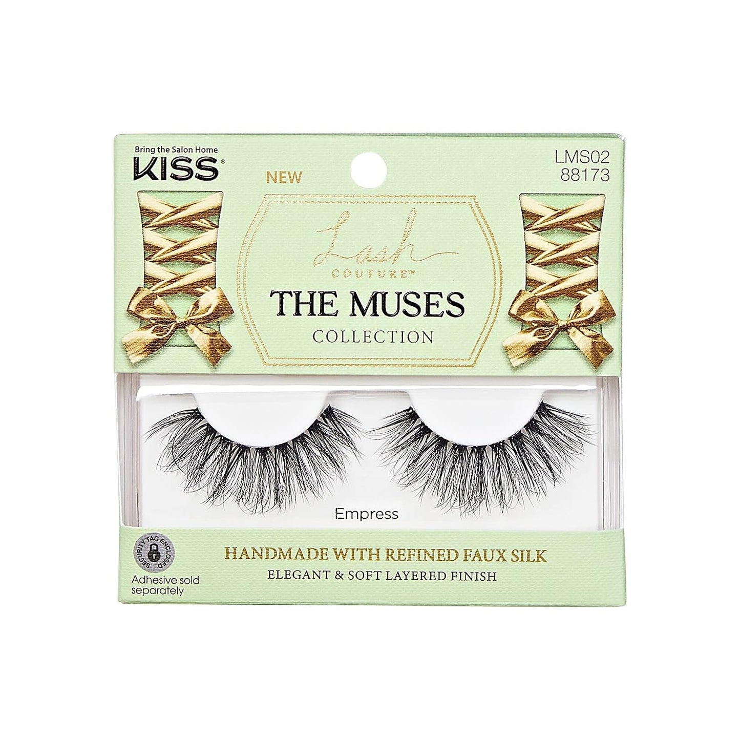 Kiss The Muses, False Eyelashes, 'Empress', 16mm, Includes 1 Pair, Easy to Apply