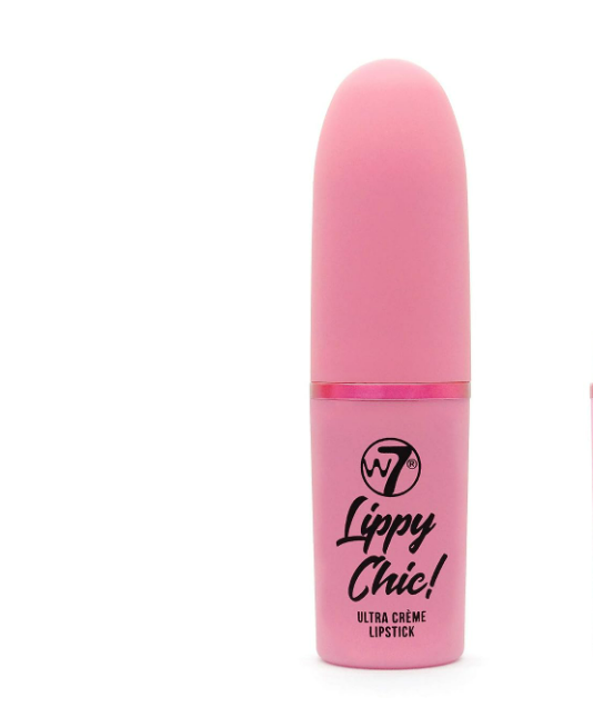 W7 Lippy Chic Ultra Creme Lipstick Free Speech Baby Pink Highly Pigmented 3.5g