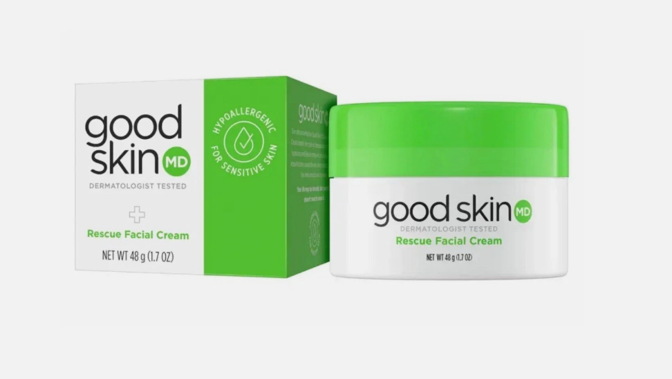 Good Skin MD Rescue Facial Cream 1.7oz Hypoallergenic Sensitive Skin Moisturizer