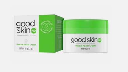 Good Skin MD Rescue Facial Cream 1.7oz Hypoallergenic Sensitive Skin Moisturizer