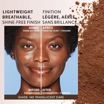 Clean Invisible Loose Powder Translucent Dark