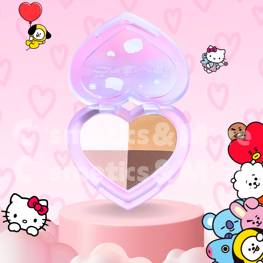 The Creme Shop x Hello Kitty & B21 Eyeshadow Quad, Lovely Dream