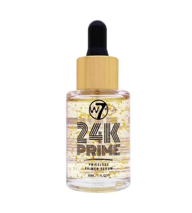 W7 24K Prime Priceless Gold Primer Serum Radiant Hydrating Makeup Base 1oz 30ml