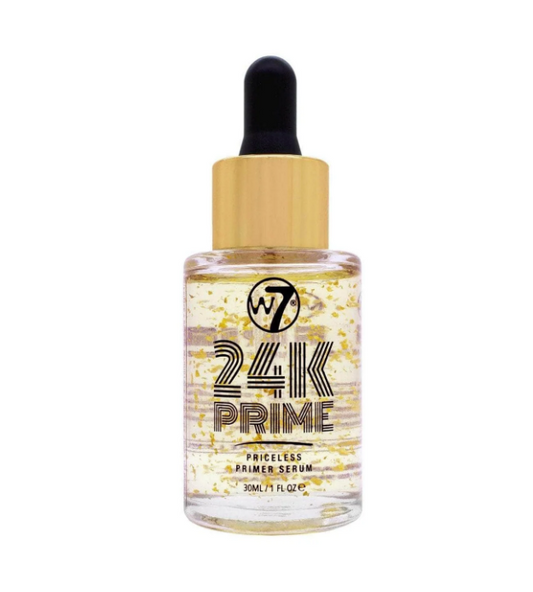W7 24K Prime Priceless Gold Primer Serum Radiant Hydrating Makeup Base 1oz 30ml