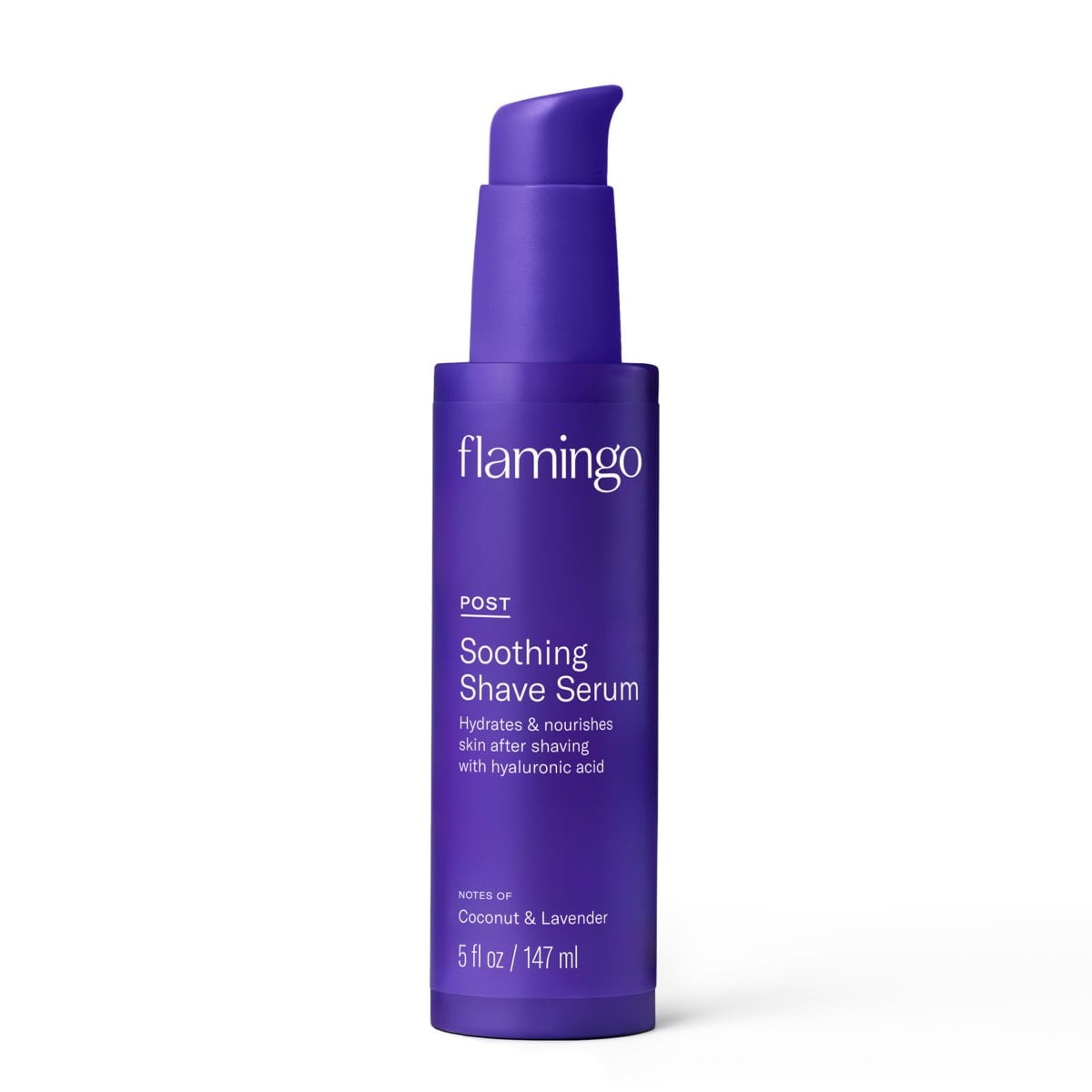 2 Pack Flamingo Women's Post-Shave Soothing Body Serum Coconut Lavender 5 oz