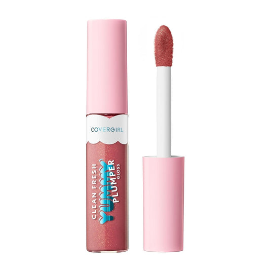 Covergirl Clean Fresh Yummy Plumper Lip Gloss, 860 Encourage-Mint, Shiny, Vegan