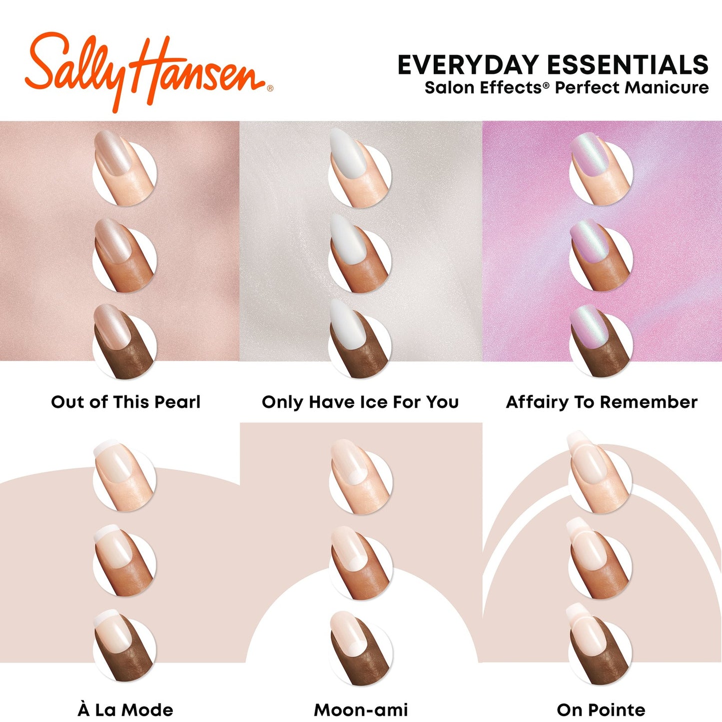 Sally Hansen Salon Effects Perfect Manicure Press-On Nails, Affairy To Remember