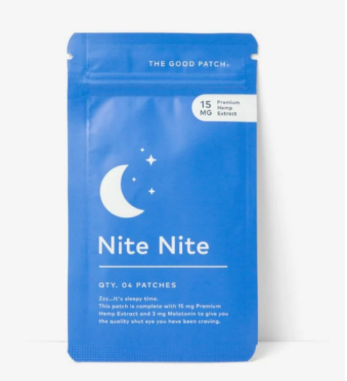 The Good Patch Nite Nite Sleep Patches 4 Count  3mg Melatonin