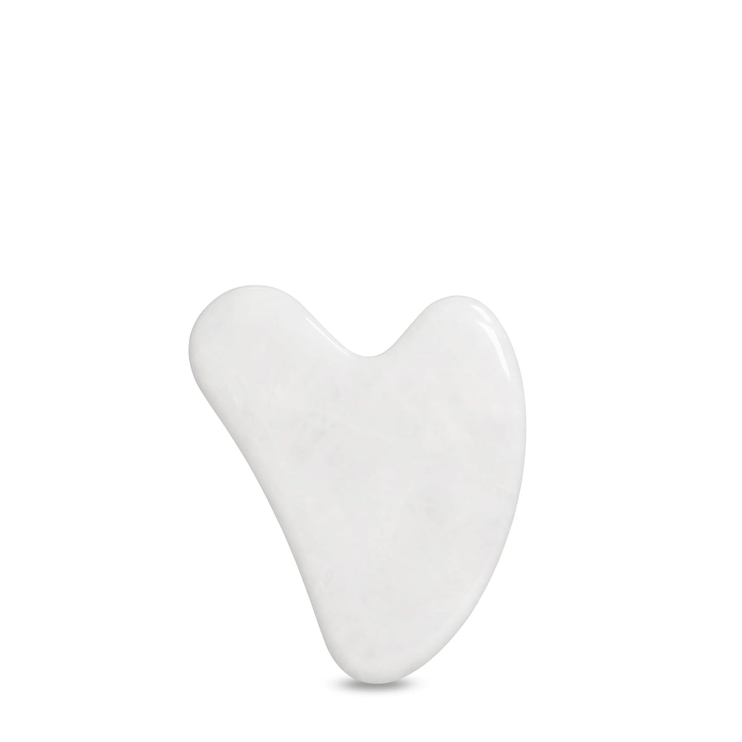 Plum Beauty White Jade Gua Sha & Roller Set 2pc Facial Massager Skincare Tool