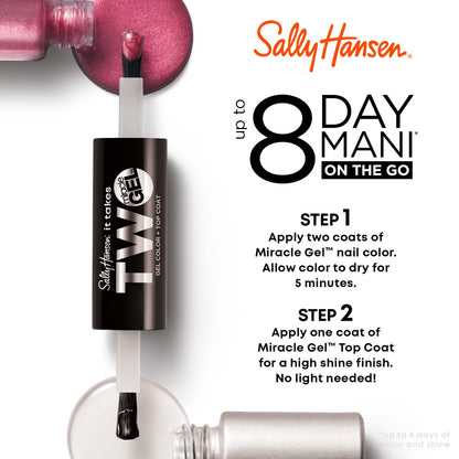 Sally Hansen Miracle Gel Nail Polish, It Takes Two, 930 Saturn It Up!